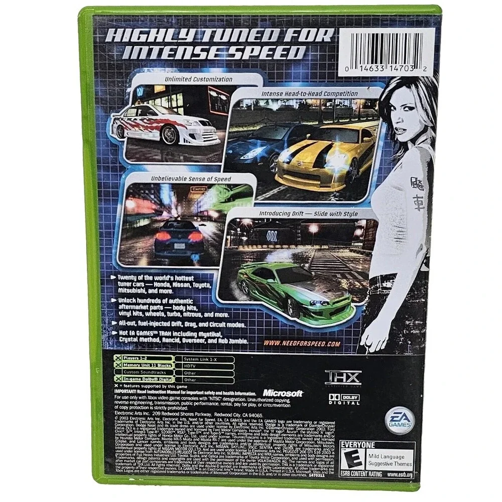 Need for Speed: Underground - Original Xbox Game
